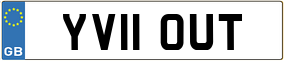 Truck License Plate